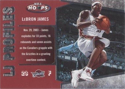 2005-06 NBA Hoops - LeBron James #LBJ-24
