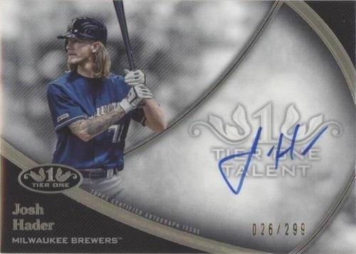 2020 Topps Tier One - Josh Hader #T1TA-JH