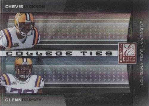 2008 Donruss Elite Chevis Jackson Glenn Dorsey #CTC-18