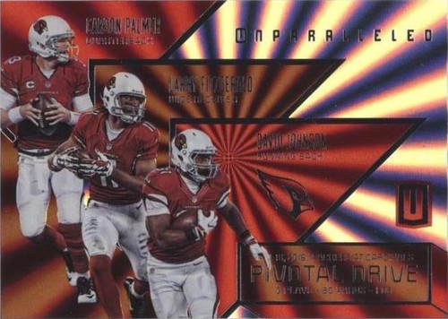 2016 Panini Unparalleled Carson Palmer David Johnson Larry Fitzgerald #PD-1