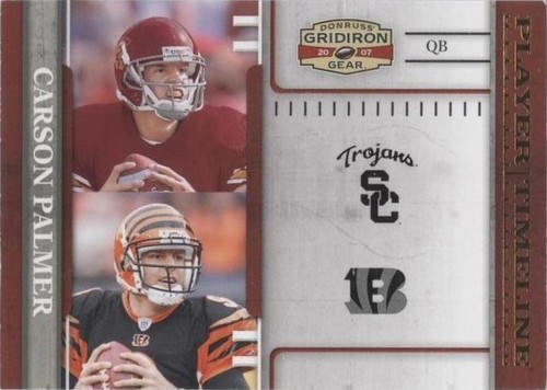 2007 Donruss Gridiron Gear Carson Palmer #PT-1