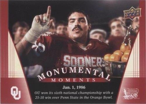 2011 Upper Deck University of Oklahoma Tony Casillas #88