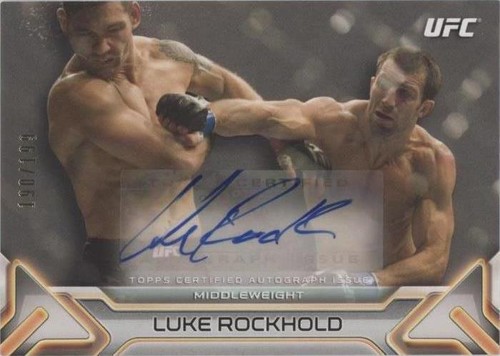 2016 Topps UFC Knockout - Luke Rockhold #KA-LR