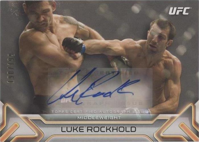 2016 Topps UFC Knockout - Luke Rockhold #KA-LR
