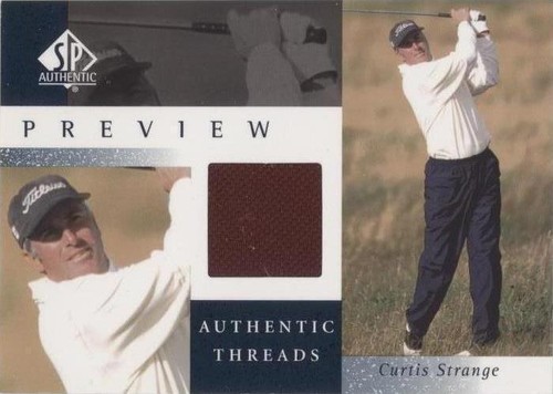 2001 SP Authentic Preview - Curtis Strange #CS-AT