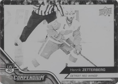 2016-17 Upper Deck Compendium - Henrik Zetterberg #390
