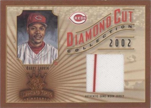 2002 Donruss Diamond Kings - Barry Larkin #DC-53