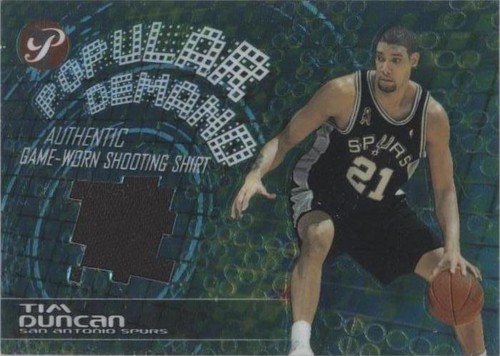 2002-03 Topps Pristine - Tim Duncan #PD-TD