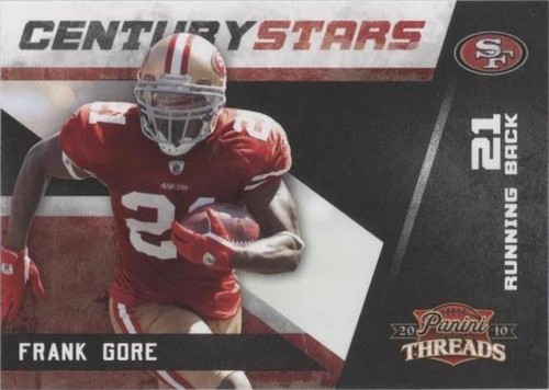 2010 Panini Threads Frank Gore #9