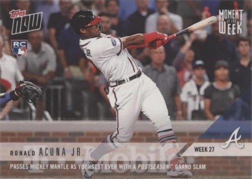 2018 Topps Now - Ronald Acuña Jr. #MOW-27