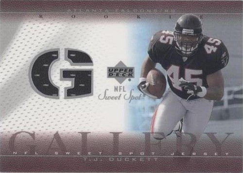 2002 Upper Deck Sweet Spot T.J. Duckett #RG-TJ