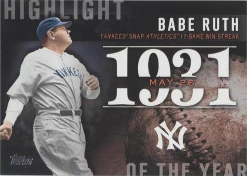 2015 Topps - Babe Ruth #H-33