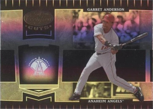 2004 Leaf Certified Cuts - Garret Anderson #2