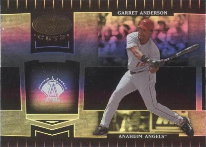 2004 Leaf Certified Cuts - Garret Anderson #2