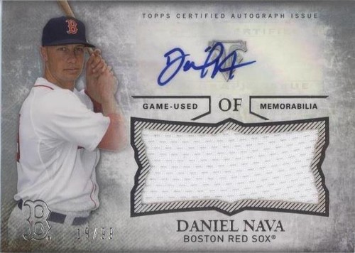 2015 Topps Triple Threads - Daniel Nava #UAJR-DNA