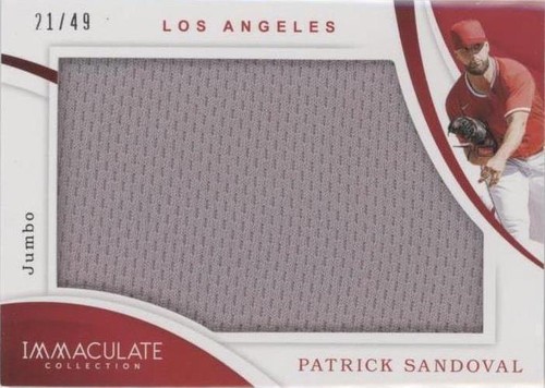 2020 Panini Immaculate Collection - Patrick Sandoval #J-PS