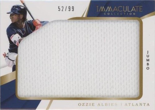 2018 Panini Immaculate Collection - Ozzie Albies #IJ-OA