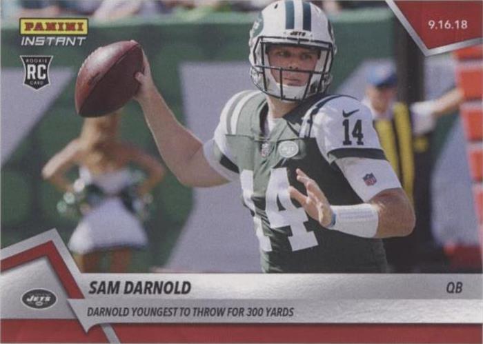 2018 Panini Instant NFL Sam Darnold #31