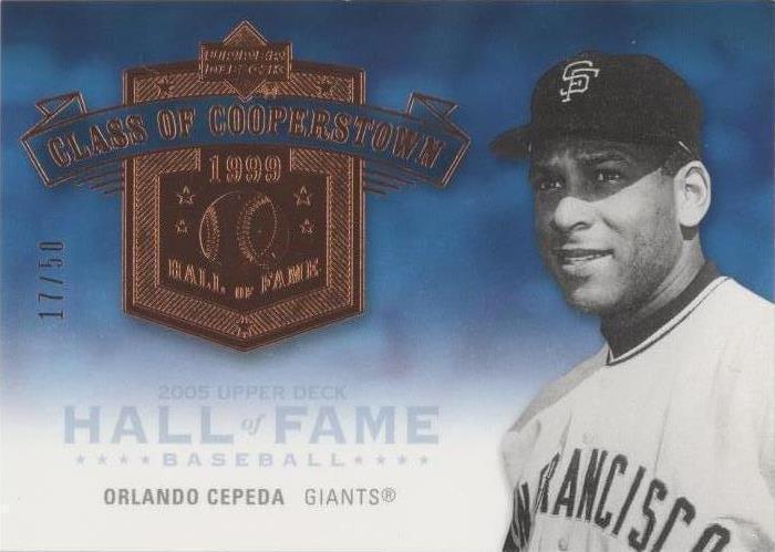 Salón de la Fama Upper Deck 2005 - Orlando Cepeda #CC-OC1