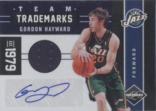 2011-12 Panini Limited - Gordon Hayward #20
