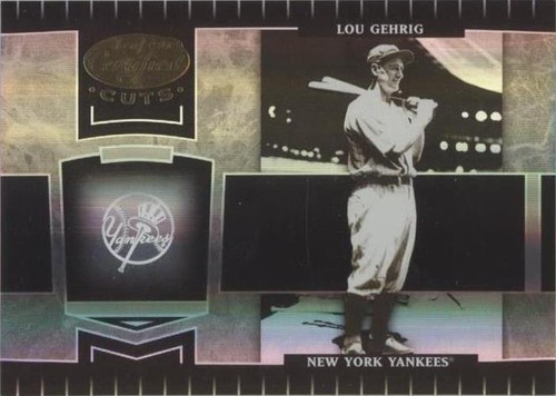 2004 Leaf Certified Cuts - Lou Gehrig #239