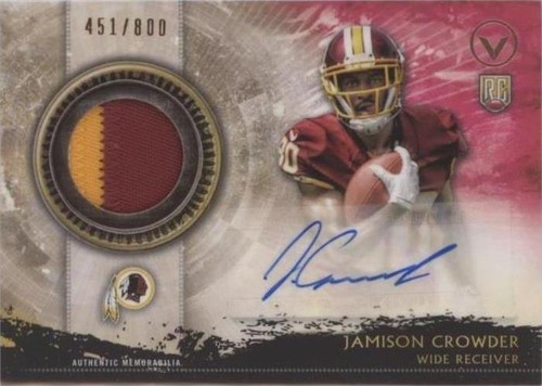 2015 Topps Valor Jamison Crowder #SHA-JC