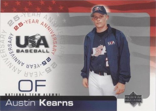 2004 Upper Deck USA Baseball 25-Year Anniversary - Austin Kearns #USA-95