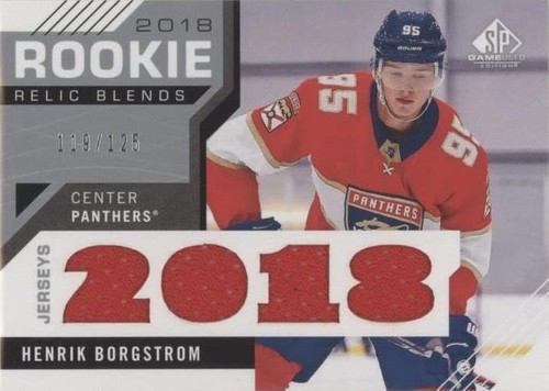 2018-19 Upper Deck SP Game Used - Henrik Borgstrom #RRB-HB