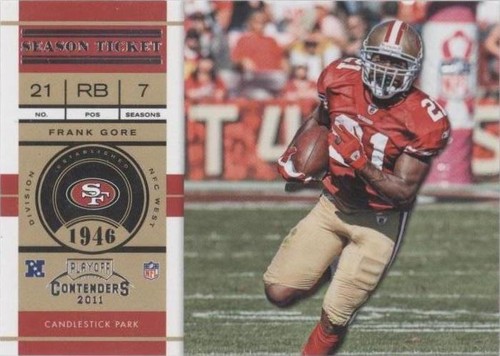2011 Playoff Contenders Frank Gore #93
