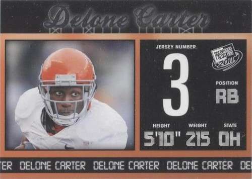 2011 Press Pass Delone Carter #27