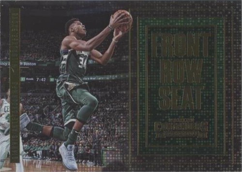 Giannis Antetokounmpo 2019 Panini Contenders MVP Auto 8/49 (PSA