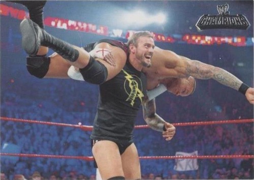 2011 Topps WWE Champions - CM Punk John Cena #77