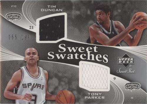 2006-07 Upper Deck Sweet Shot - Tony Parker/Tim Duncan #SSD-DP