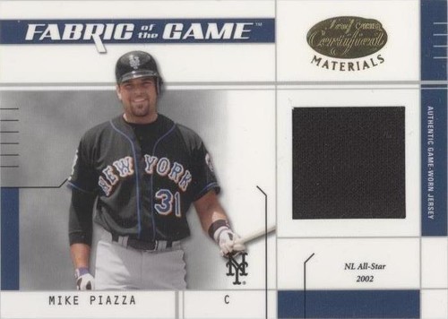 2003 Leaf Certified Materials - Mike Piazza #FG-109