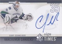 2010-11 SP Authentic - Cory Schneider #SOT-SC