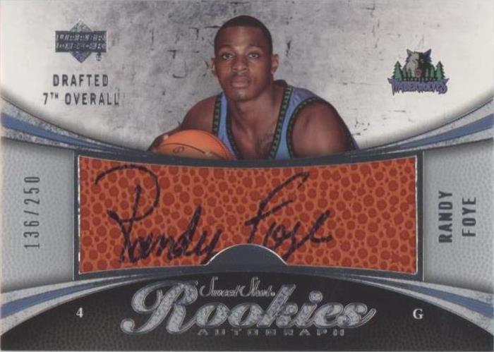 2006-07 Upper Deck Sweet Shot - Randy Foye #122