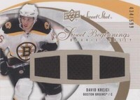 2007-08 Upper Deck Sweet Shot - David Krejci #128