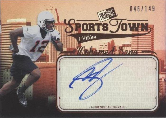 2012 Press Pass Sports Town Edition Autographs Mohamed Sanu #ST MS