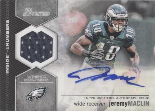 2012 Bowman Jeremy Maclin #ITNAR-JM
