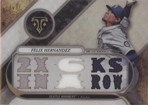 2017 Topps Triple Threads - Félix Hernández #TTR-FH4