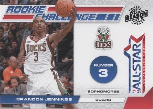 2010-11 Panini Season Update - Brandon Jennings #8