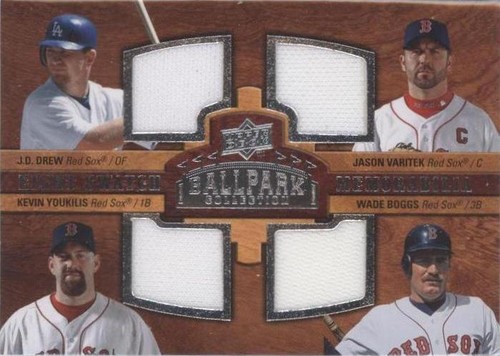 2008 Upper Deck Ballpark Collection - David Ortiz J.D. Drew Jason Varitek #337