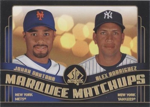 2008 SP Authentic - Alex Rodriguez Johan Santana #MM-34