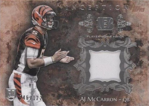 2014 Topps Inception A.J. McCarron #RP-AM