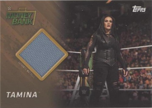 2018 Topps WWE Then Now Forever - Tamina Snuka #MRMB-TA