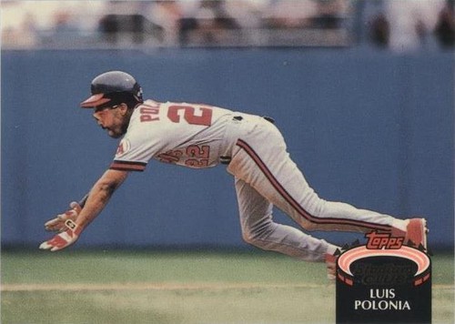 1992 Topps Stadium Club - Luis Polonia #528
