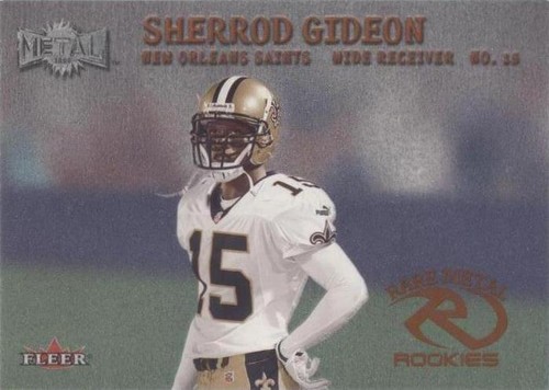 2000 Fleer Metal Sherrod Gideon #282