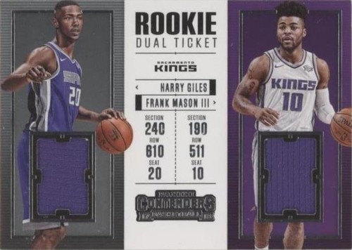 2017-18 Panini Contenders - Frank Mason III/Harry Giles #RTD-14