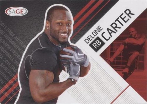 2011 SAGE Autograph Series Delone Carter #5