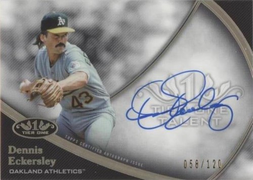 2020 Topps Tier One - Dennis Eckersley #T1TA-DE